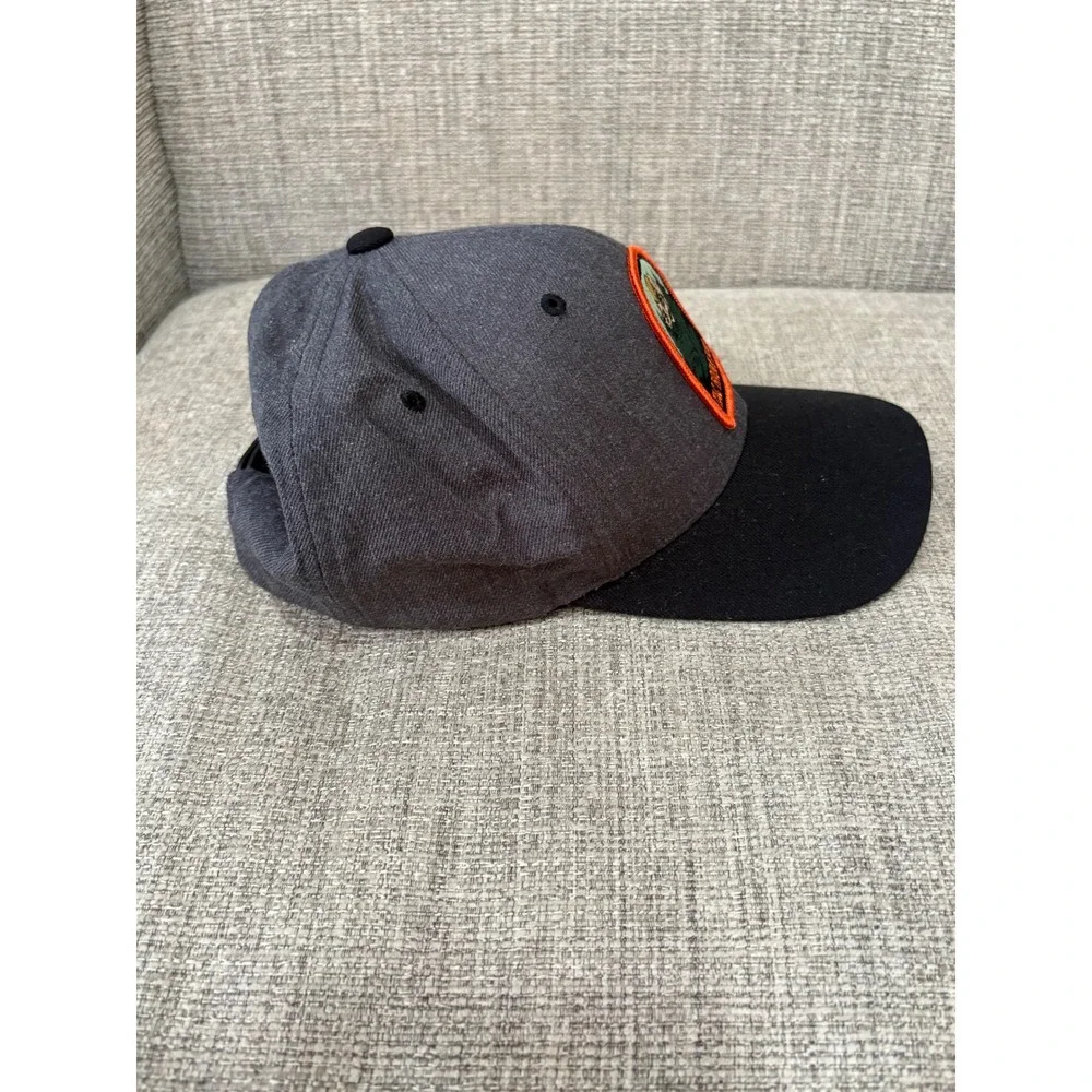 Zac Brown Band Snapback Hat Yupoong Grey Black Mountain Patch Country Music Cap